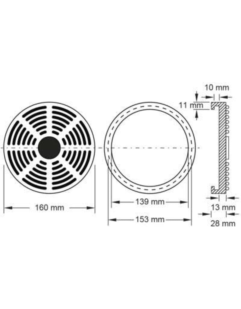 KS TOOLS Rubberschotel 19 voor Intertech hefbruggen Ø 160 mm - 160.0495