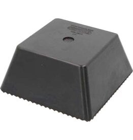 KS TOOLS Rubberonderlegger 17 voor hefbruggen, 150 x 150 x 70 mm - 160.0503