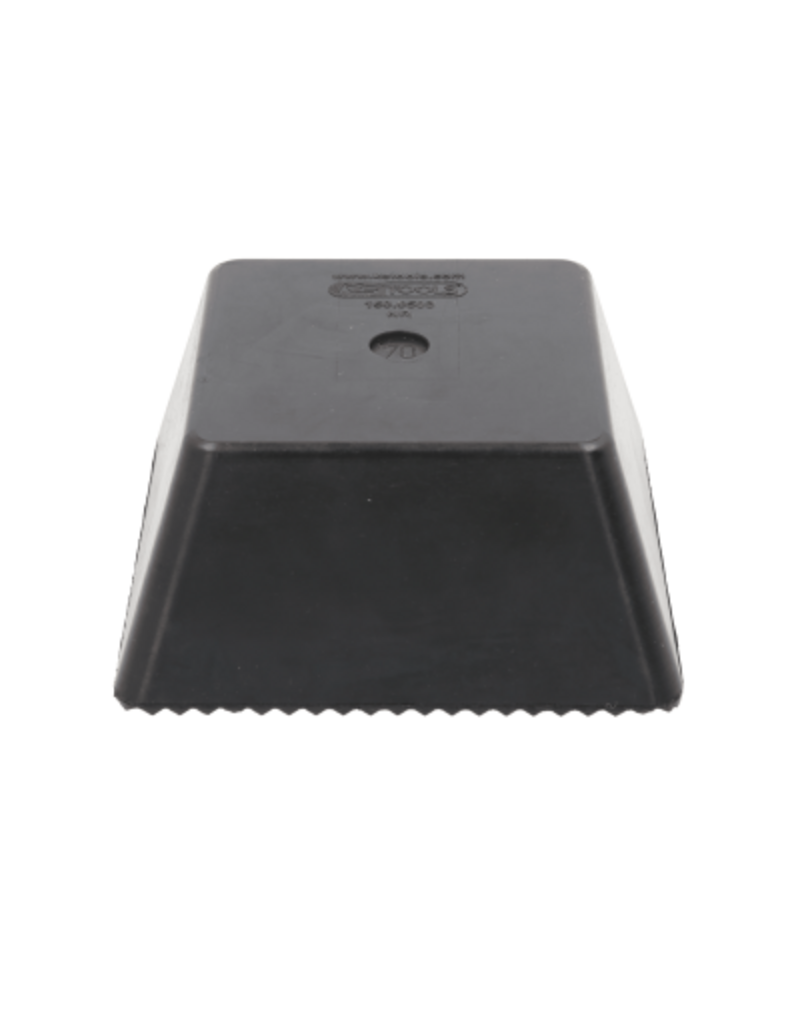 KS TOOLS Rubberonderlegger 17 voor hefbruggen, 150 x 150 x 70 mm - 160.0503