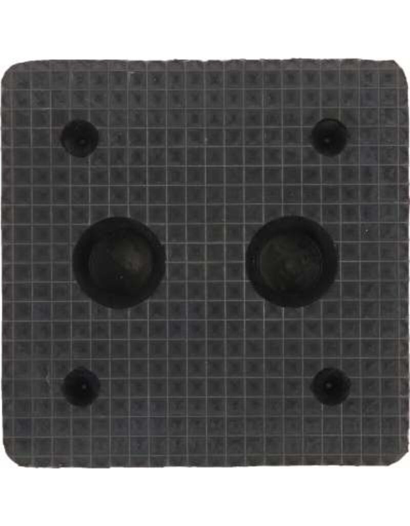 KS TOOLS Rubberonderlegger 17 voor hefbruggen, 150 x 150 x 70 mm - 160.0503