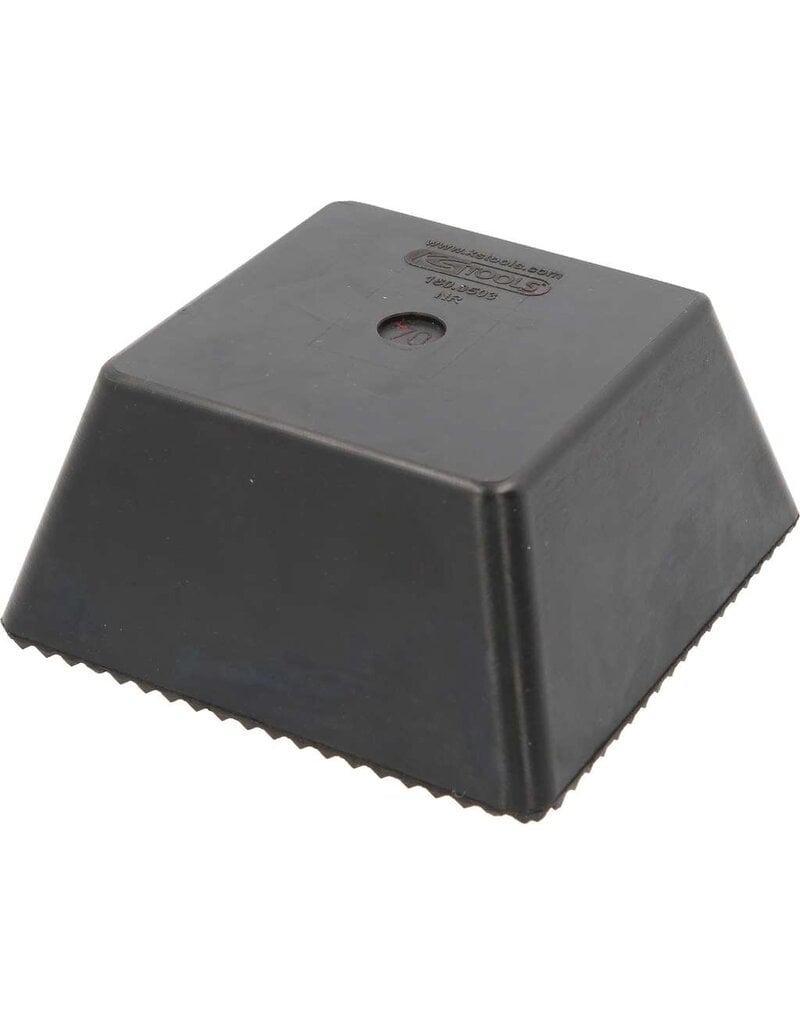 KS TOOLS Rubberonderlegger 17 voor hefbruggen, 150 x 150 x 70 mm - 160.0503