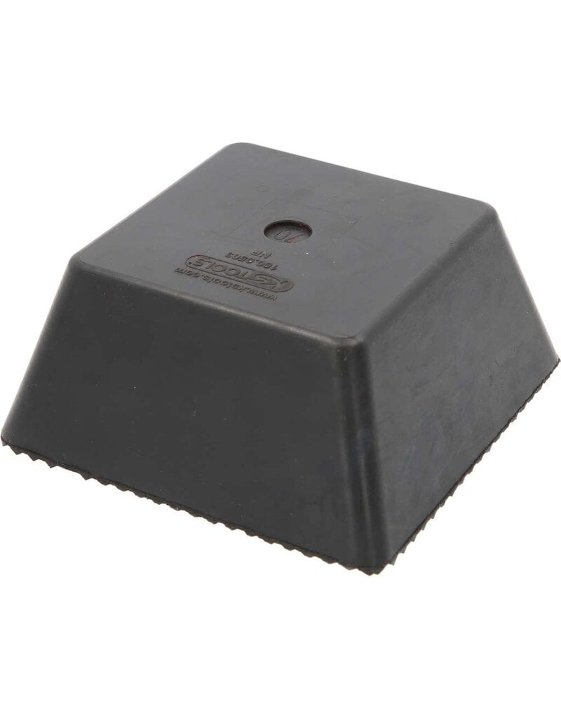KS TOOLS Rubberonderlegger 17 voor hefbruggen, 150 x 150 x 70 mm - 160.0503