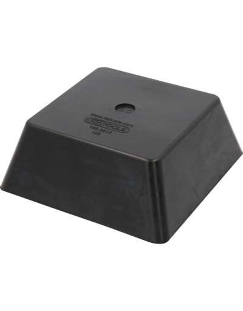 KS TOOLS Rubberonderlegger 19 voor hefbruggen, 150 x 150 x 60 mm - 160.0513