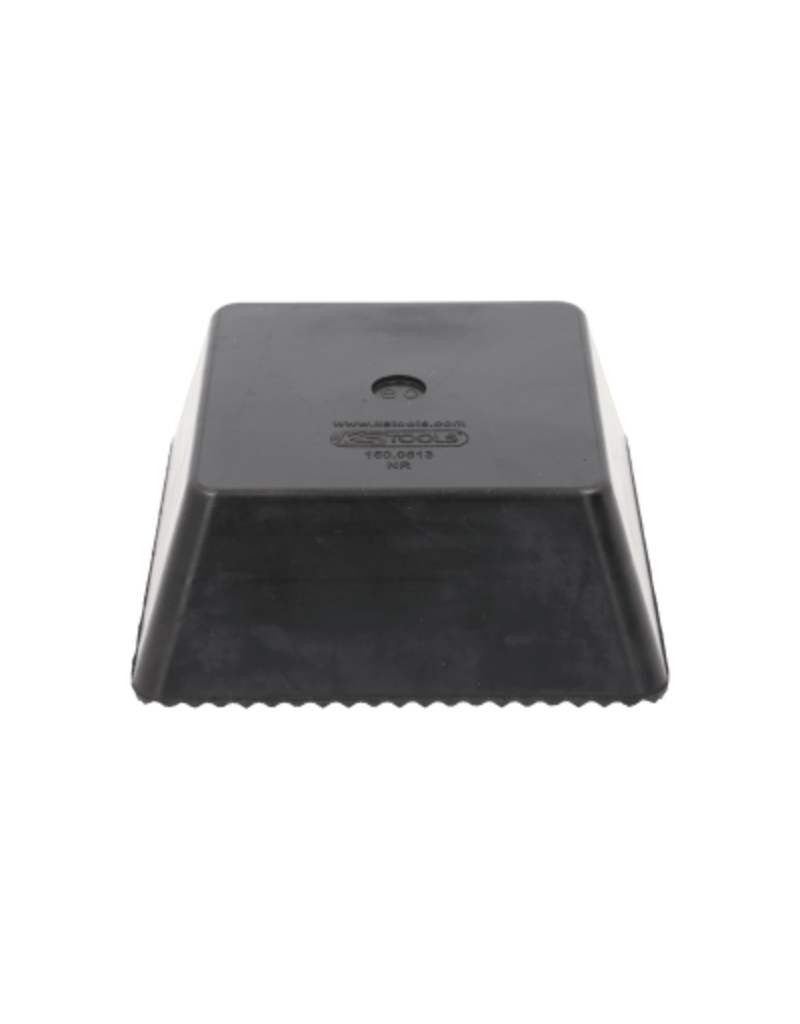 KS TOOLS Rubberonderlegger 19 voor hefbruggen, 150 x 150 x 60 mm - 160.0513