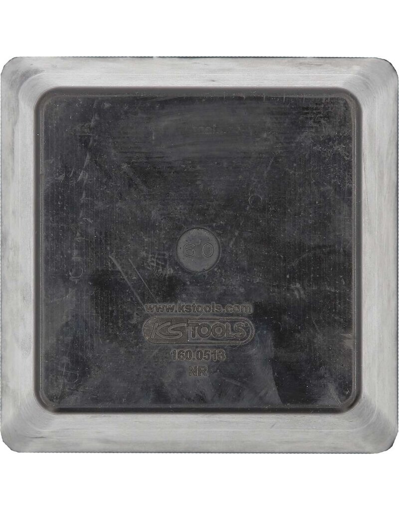 KS TOOLS Rubberonderlegger 19 voor hefbruggen, 150 x 150 x 60 mm - 160.0513