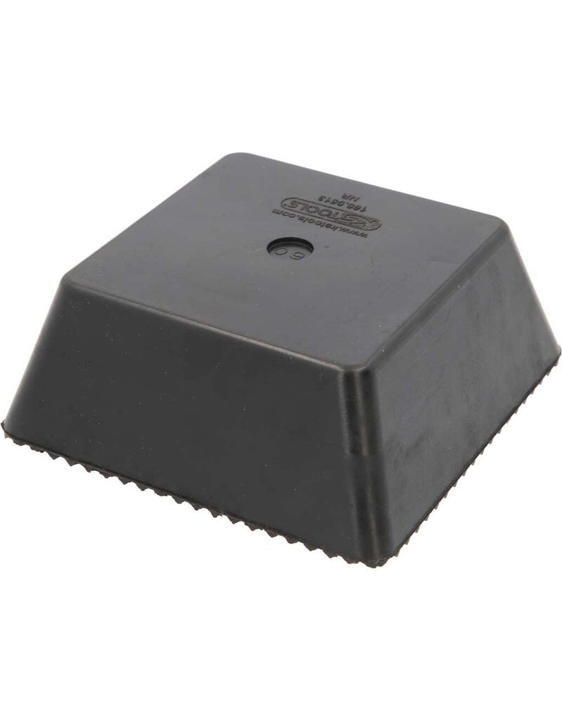 KS TOOLS Rubberonderlegger 19 voor hefbruggen, 150 x 150 x 60 mm - 160.0513