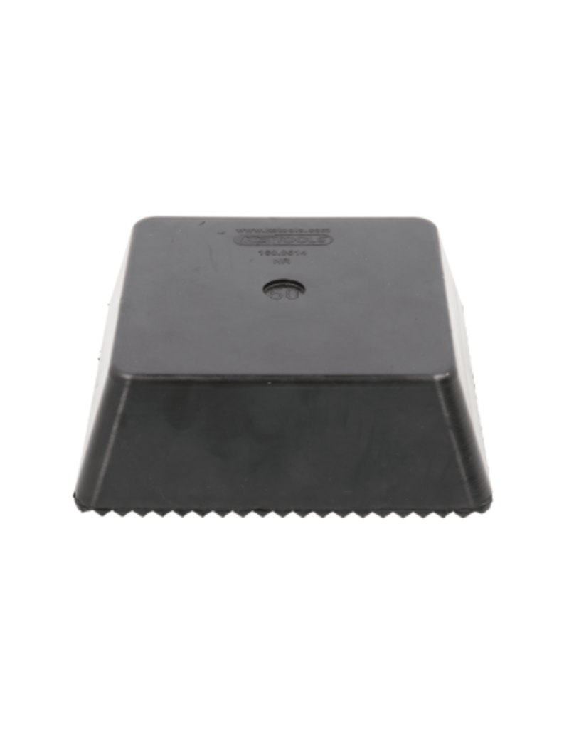 KS TOOLS Rubberonderlegger 20 voor hefbruggen, 150 x 150 x 50 mm - 160.0514