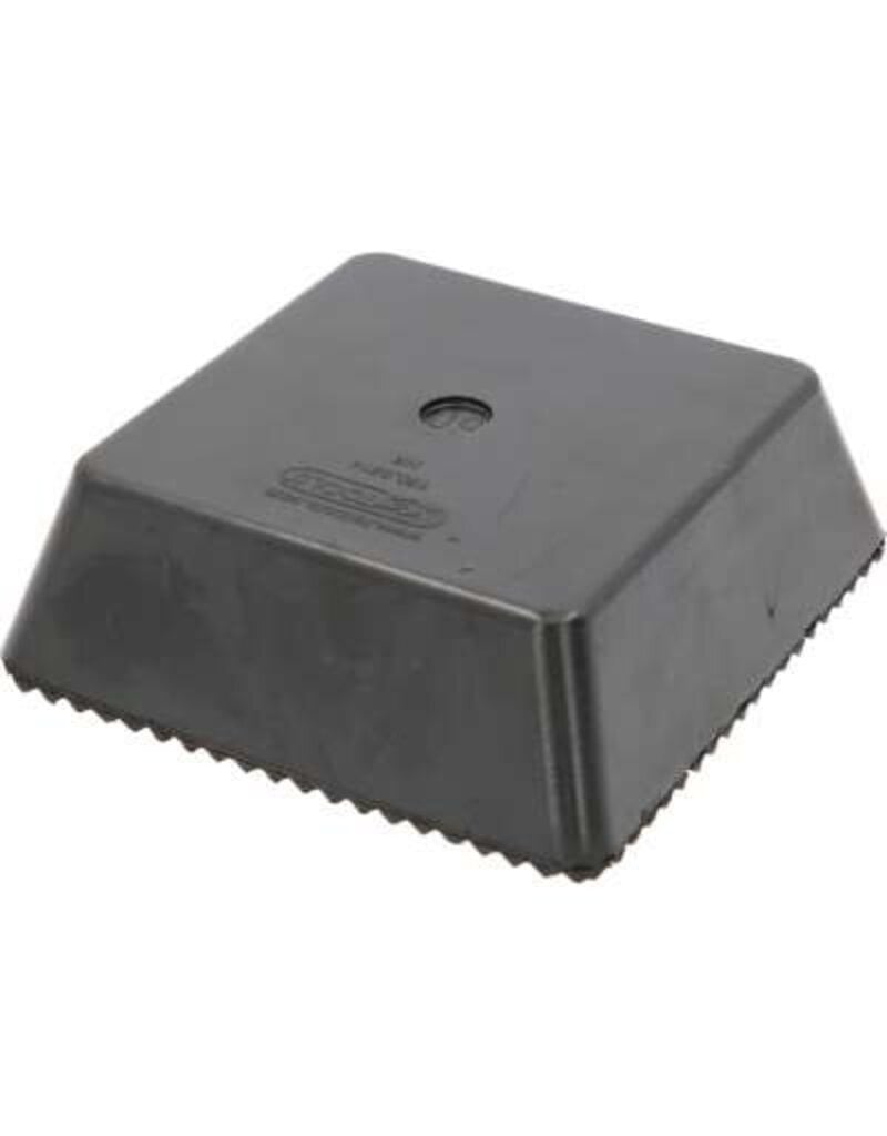 KS TOOLS Rubberonderlegger 20 voor hefbruggen, 150 x 150 x 50 mm - 160.0514