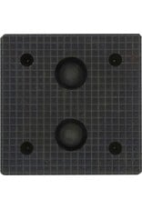 KS TOOLS Rubberonderlegger 20 voor hefbruggen, 150 x 150 x 50 mm - 160.0514