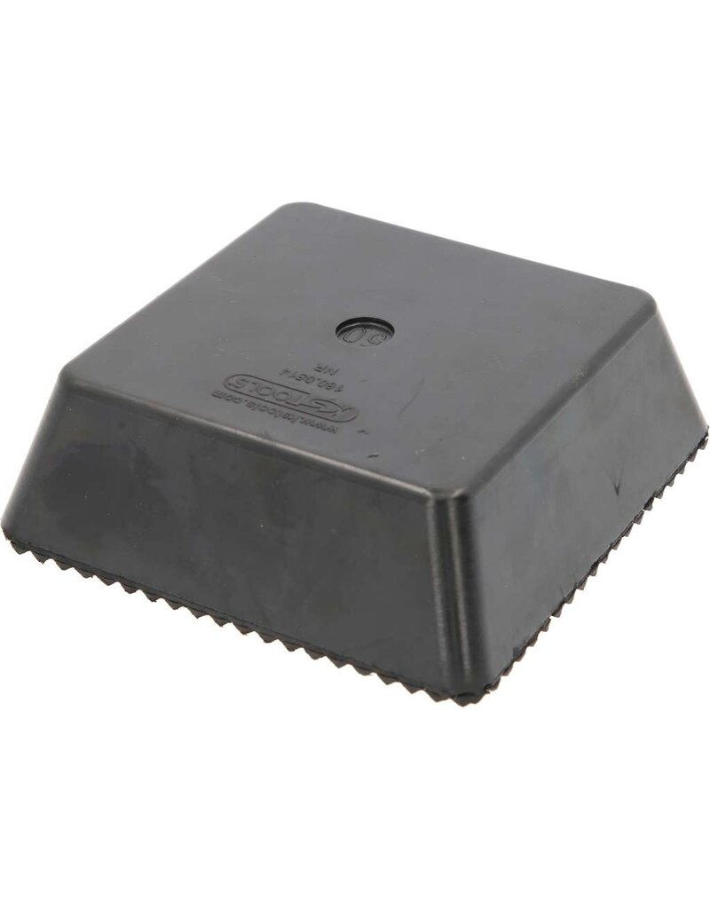 KS TOOLS Rubberonderlegger 20 voor hefbruggen, 150 x 150 x 50 mm - 160.0514