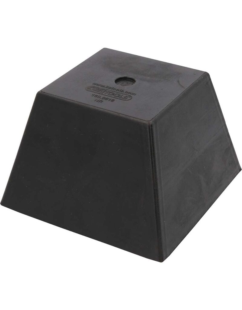 KS TOOLS Rubberonderlegger 21 voor hefbruggen, 150 x 150 x 100 mm - 160.0518