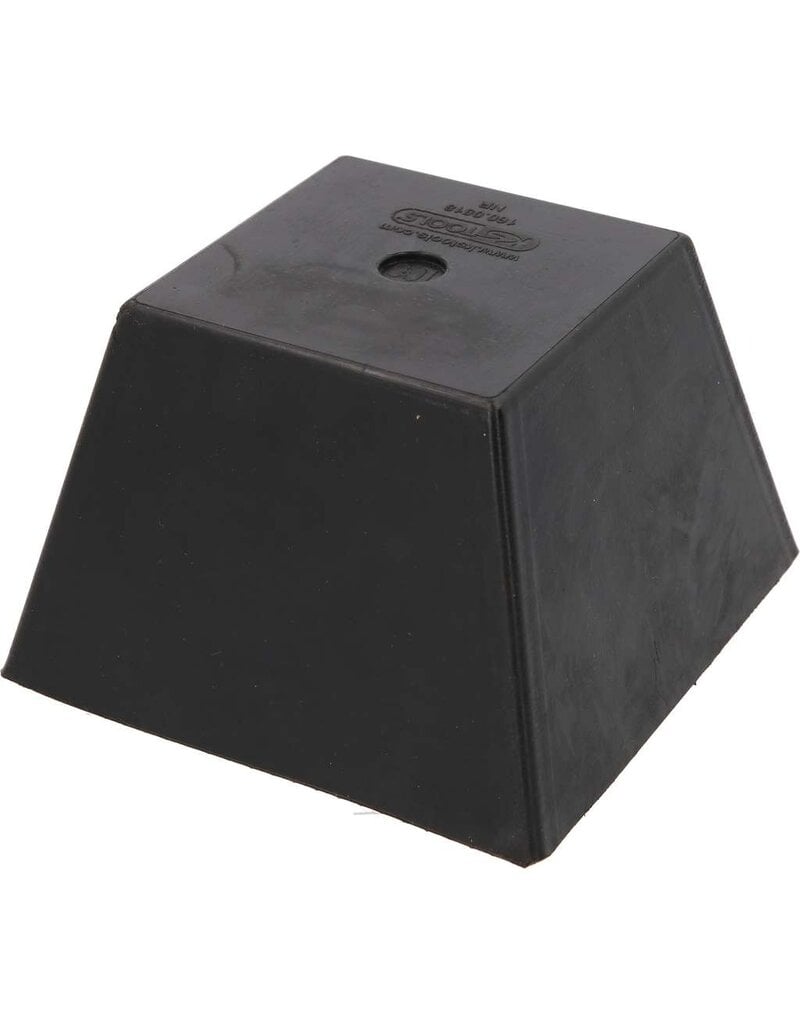 KS TOOLS Rubberonderlegger 21 voor hefbruggen, 150 x 150 x 100 mm - 160.0518