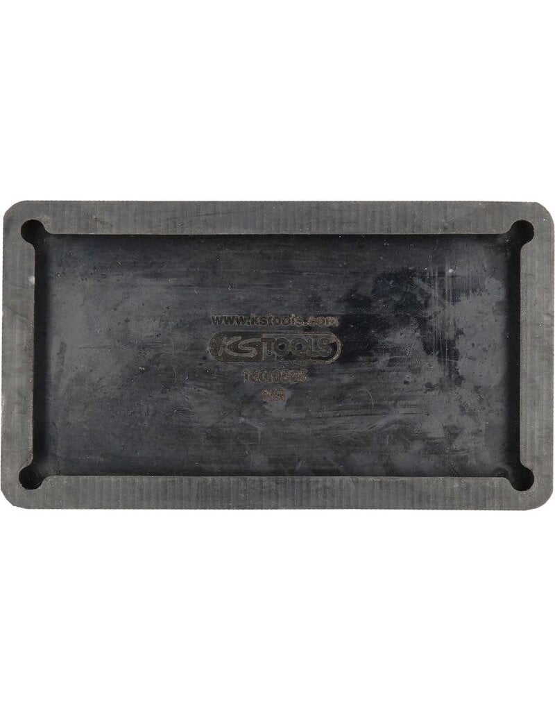 KS TOOLS Rubberonderlegger 23 voor HOFMANN hefbruggen, 162 x 92 x 25 mm - 160.0525