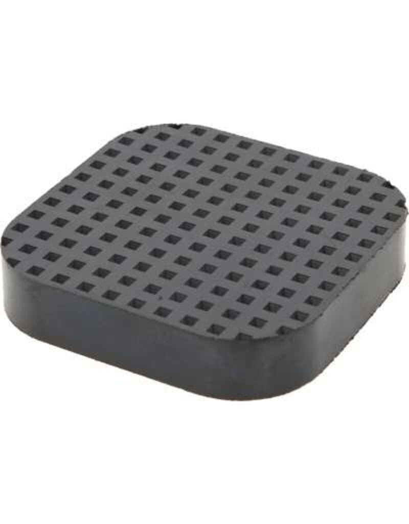 KS TOOLS Rubberonderlegger 01 universeel voor rangeerhefwagens, 120 x 120 x 25 mm - 160.0529