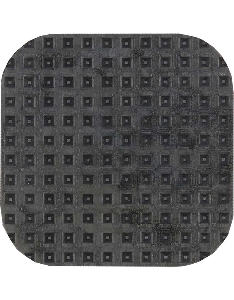 KS TOOLS Rubberonderlegger 01 universeel voor rangeerhefwagens, 120 x 120 x 25 mm - 160.0529
