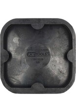 KS TOOLS Rubberonderlegger 01 universeel voor rangeerhefwagens, 120 x 120 x 25 mm - 160.0529
