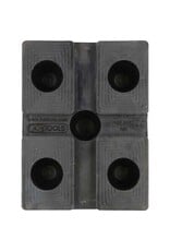 KS TOOLS Rubberonderlegger 31 voor hefbruggen, 160 x 120 x 90 mm - 160.0552