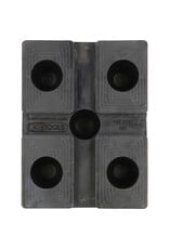 KS TOOLS Rubberonderlegger 31 voor hefbruggen, 160 x 120 x 90 mm - 160.0552