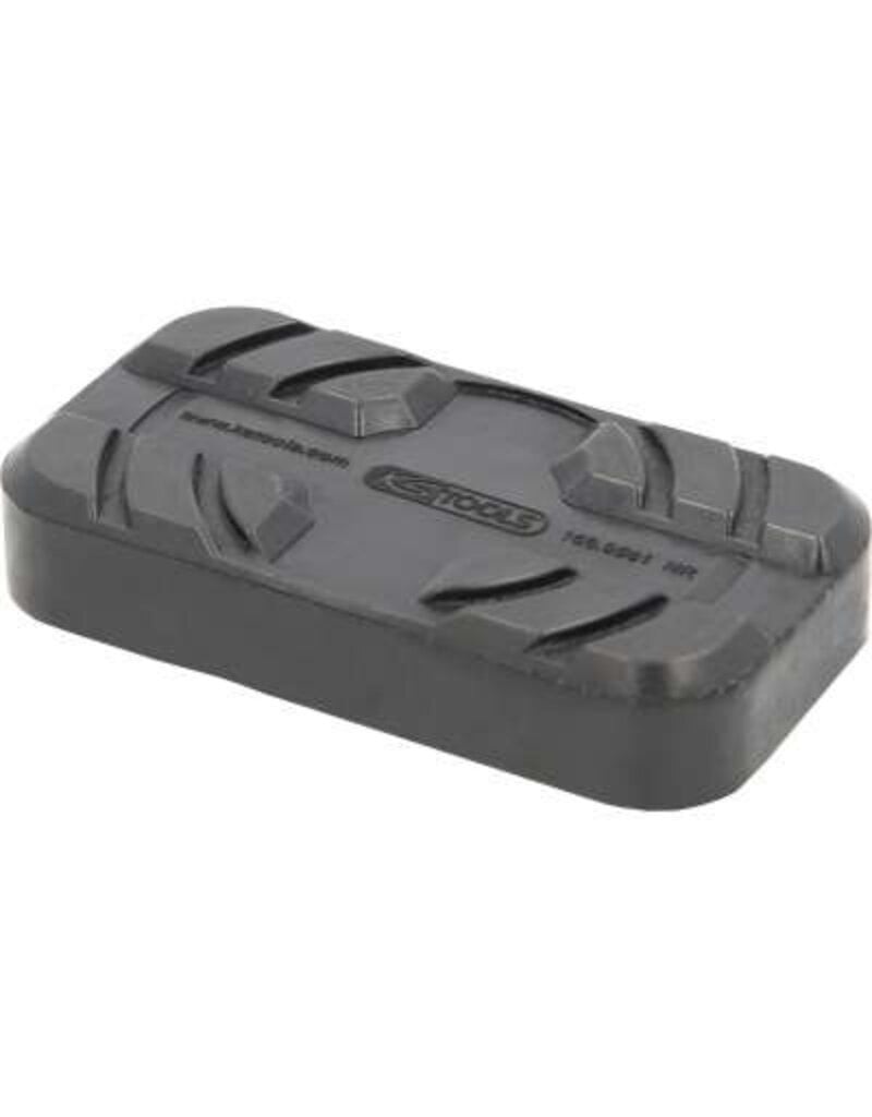 KS TOOLS Rubberonderlegger 33 voor MAHA / Rotary / AC hefbruggen, 112 x 61 x 17 mm - 160.0561