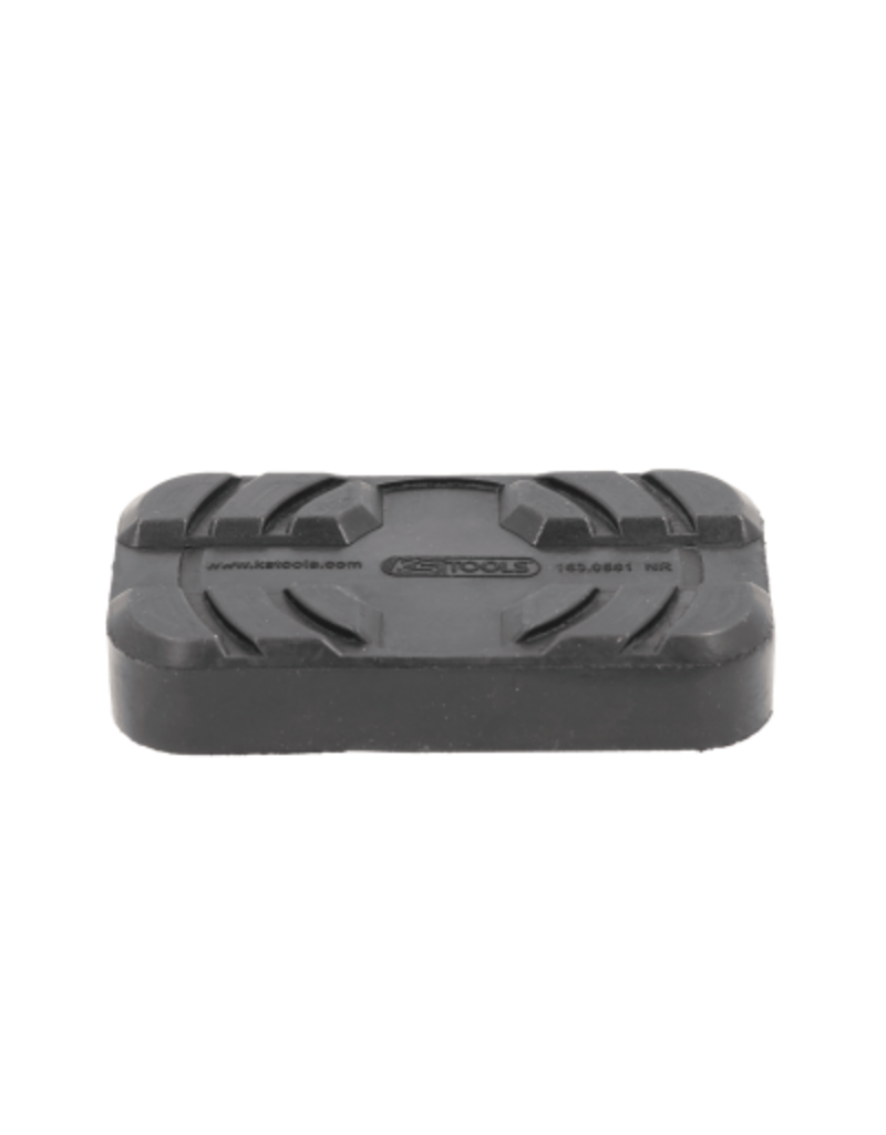 KS TOOLS Rubberonderlegger 33 voor MAHA / Rotary / AC hefbruggen, 112 x 61 x 17 mm - 160.0561