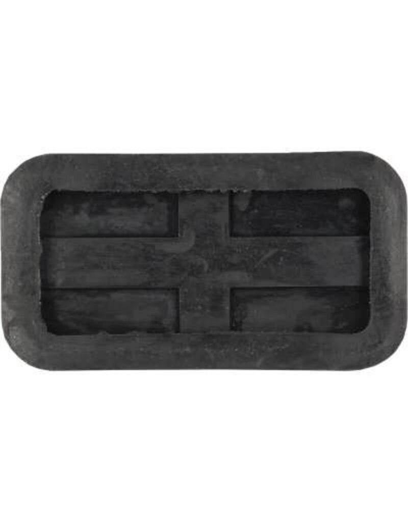 KS TOOLS Rubberonderlegger 33 voor MAHA / Rotary / AC hefbruggen, 112 x 61 x 17 mm - 160.0561