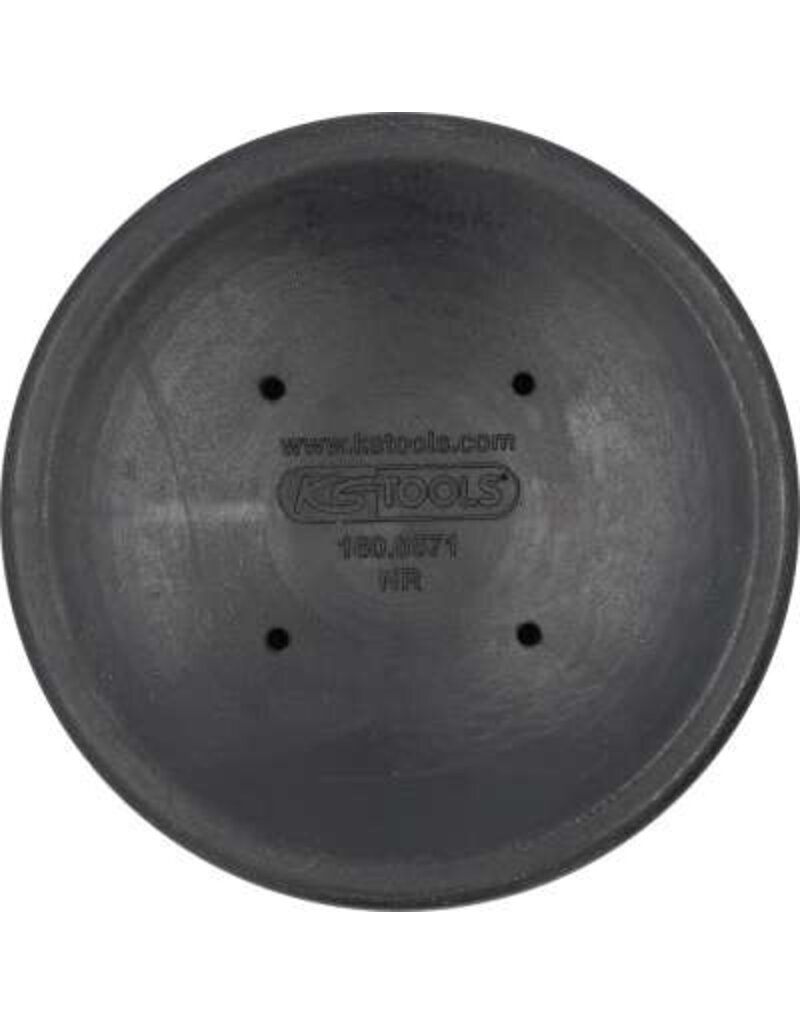 KS TOOLS Rubberonderlegger 03 voor rangeerhefwagens, Ø 100 mm, Omega krik - 160.0571