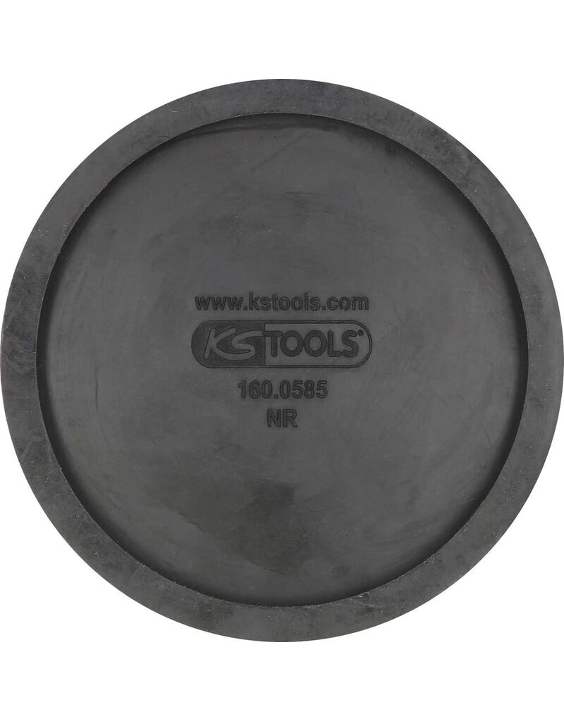 KS TOOLS Rubberschotel 55 voor Koni hefbruggen, Ø 124 mm - 160.0585
