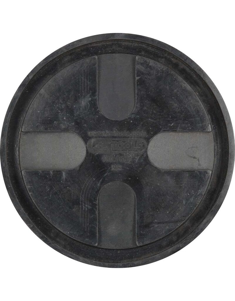 KS TOOLS Rubberonderlegger 05 voor rangeerhefwagens, Ø 140 mm, Omega krik - 160.0587