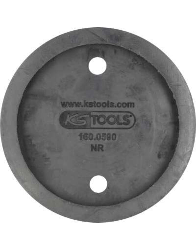 KS TOOLS Rubberschotel 58 voor MAHA / Slift hefbruggen, Ø 100 mm - 160.0590