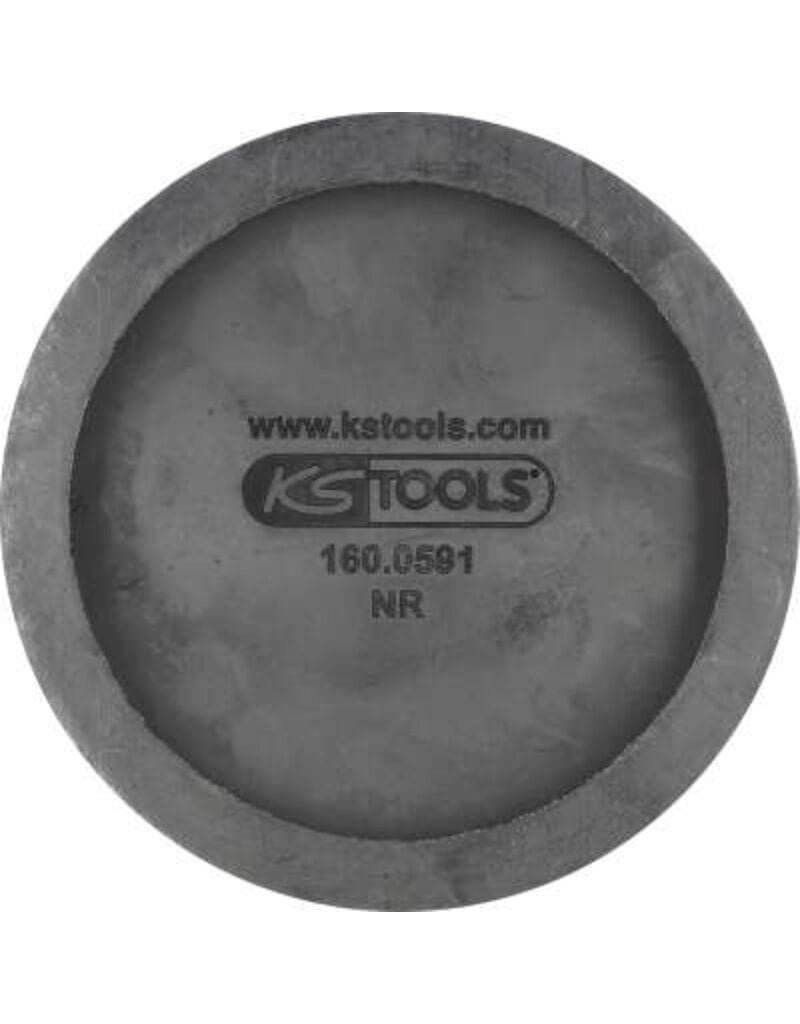 KS TOOLS Rubberschotel 59 voor Ravaglioli / Sirio / Space hefbruggen, Ø 100 mm - 160.0591