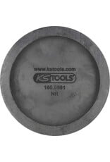 KS TOOLS Rubberschotel 59 voor Ravaglioli / Sirio / Space hefbruggen, Ø 100 mm - 160.0591