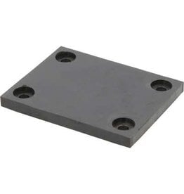 KS TOOLS Rubberonderlegger 41 voor Rotary / FJRP hefbruggen, 104 x 82 x 8 mm - 160.0598