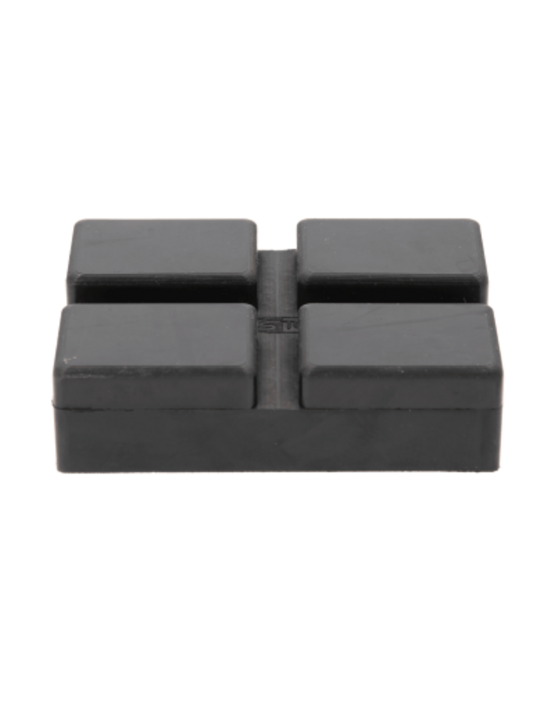 KS TOOLS Rubberonderlegger 42 voor Rotary hefbruggen, 128 x 89 x 35 mm - 160.0602