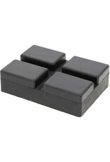 KS TOOLS Rubberonderlegger 42 voor Rotary hefbruggen, 128 x 89 x 35 mm - 160.0602