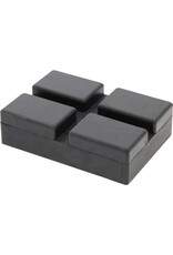 KS TOOLS Rubberonderlegger 42 voor Rotary hefbruggen, 128 x 89 x 35 mm - 160.0602