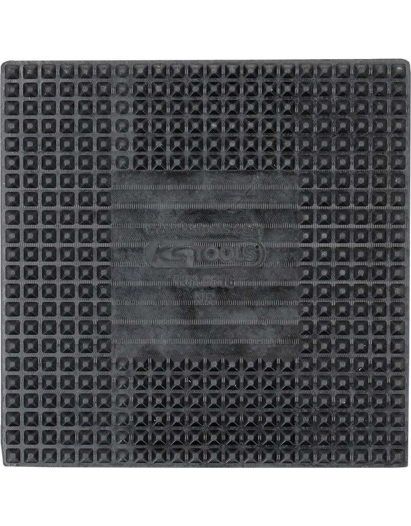 KS TOOLS Rubberonderlegger 46 voor hefbruggen, 135 x 135 x 42 mm - 160.0616