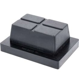 KS TOOLS Rubberonderlegger 47 voor hefbruggen, 140 x 100 x 60 mm - 160.0617