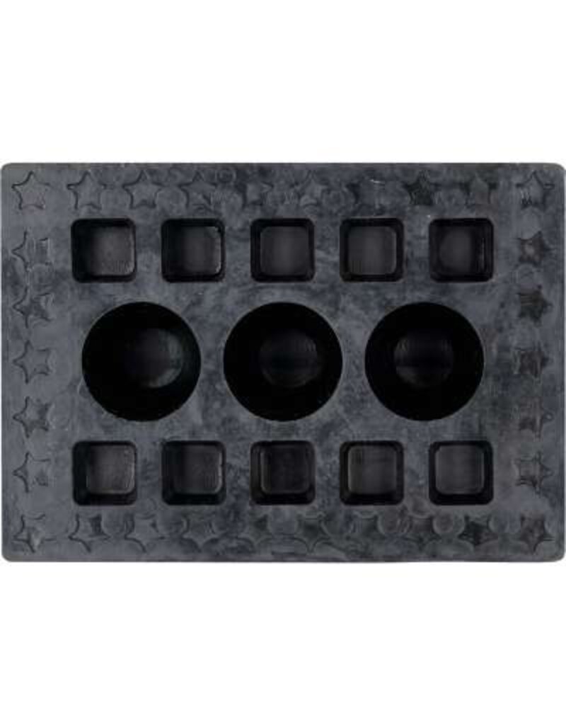 KS TOOLS Rubberonderlegger 47 voor hefbruggen, 140 x 100 x 60 mm - 160.0617