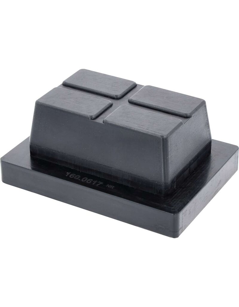 KS TOOLS Rubberonderlegger 47 voor hefbruggen, 140 x 100 x 60 mm - 160.0617