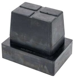 KS TOOLS Rubberonderlegger 48 voor hefbruggen, 140 x 100 x 120 mm - 160.0618