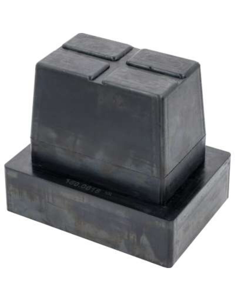 KS TOOLS Rubberonderlegger 48 voor hefbruggen, 140 x 100 x 120 mm - 160.0618