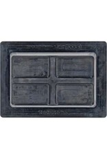 KS TOOLS Rubberonderlegger 48 voor hefbruggen, 140 x 100 x 120 mm - 160.0618