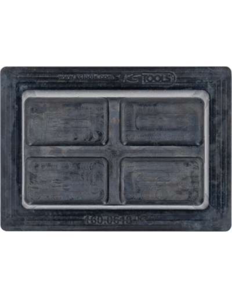 KS TOOLS Rubberonderlegger 48 voor hefbruggen, 140 x 100 x 120 mm - 160.0618