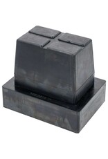 KS TOOLS Rubberonderlegger 48 voor hefbruggen, 140 x 100 x 120 mm - 160.0618