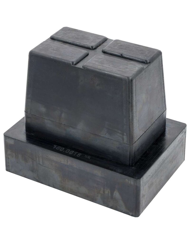 KS TOOLS Rubberonderlegger 48 voor hefbruggen, 140 x 100 x 120 mm - 160.0618