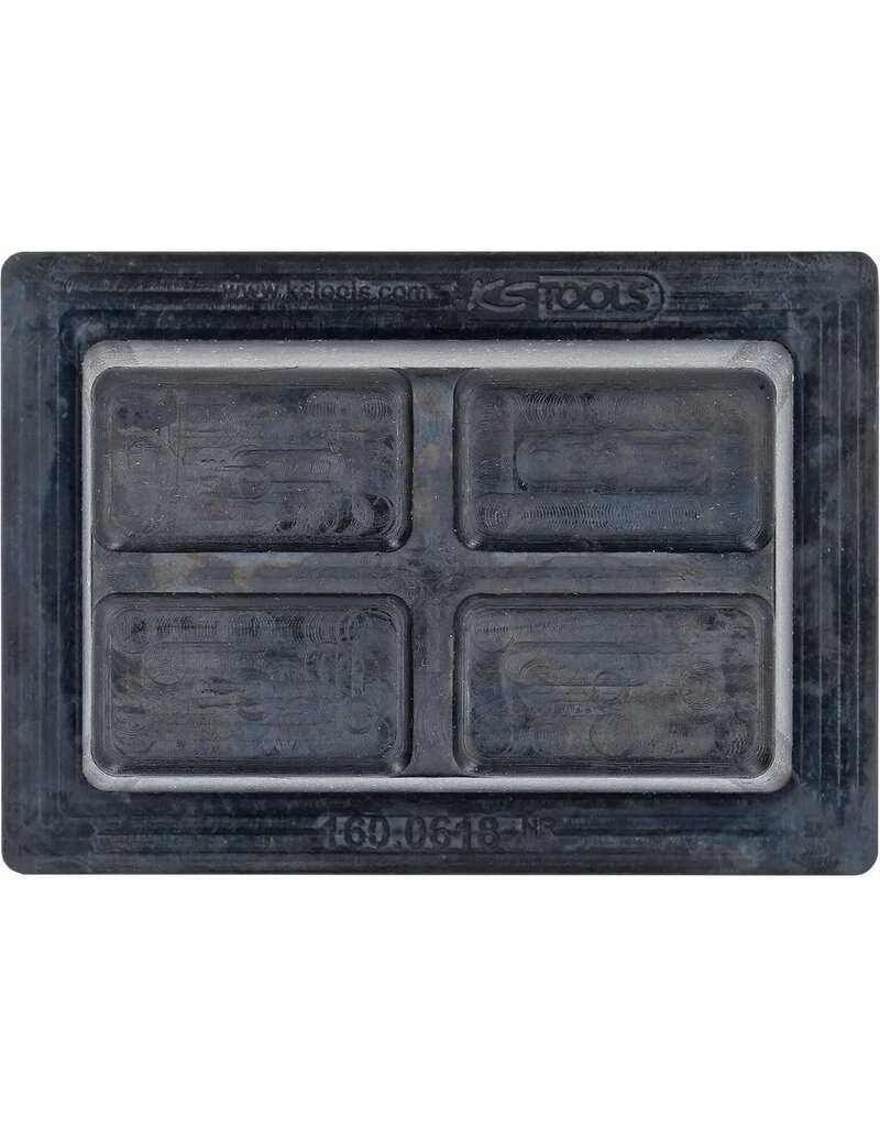 KS TOOLS Rubberonderlegger 48 voor hefbruggen, 140 x 100 x 120 mm - 160.0618
