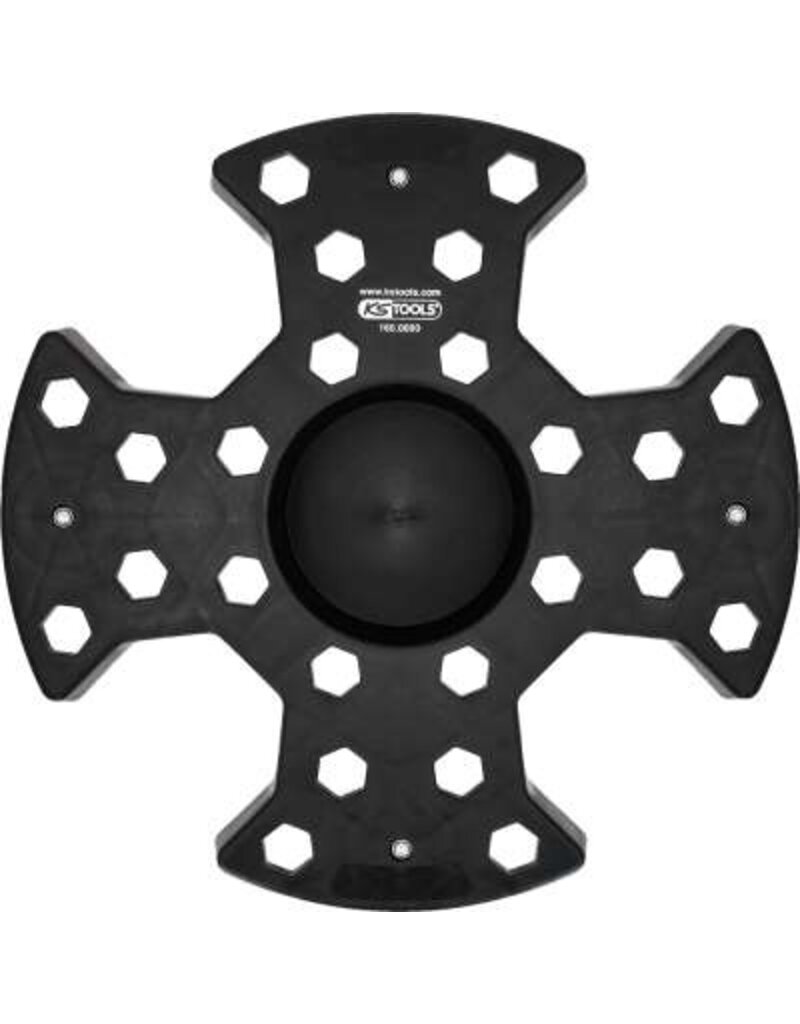 KS TOOLS Velg- en wielrangeerinrichting, draagvermogen 136 kg, Ø 640 mm - 160.0690