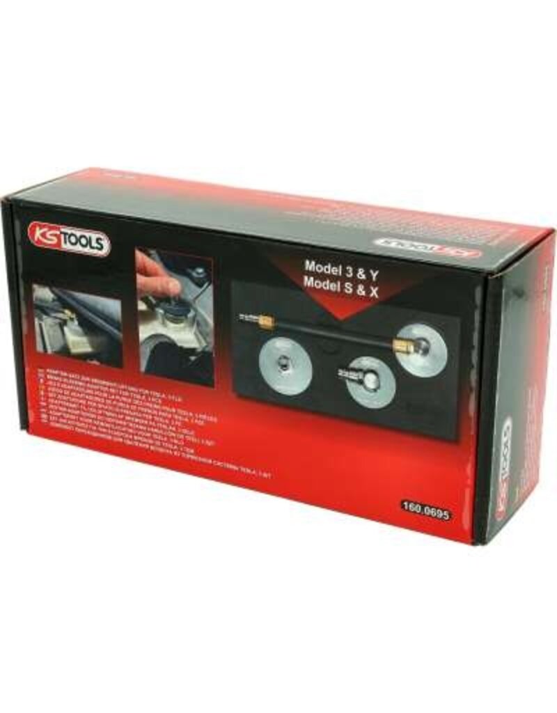 KS TOOLS Adapterset voor remontluchting voor Tesla, 3-dlg - 160.0695