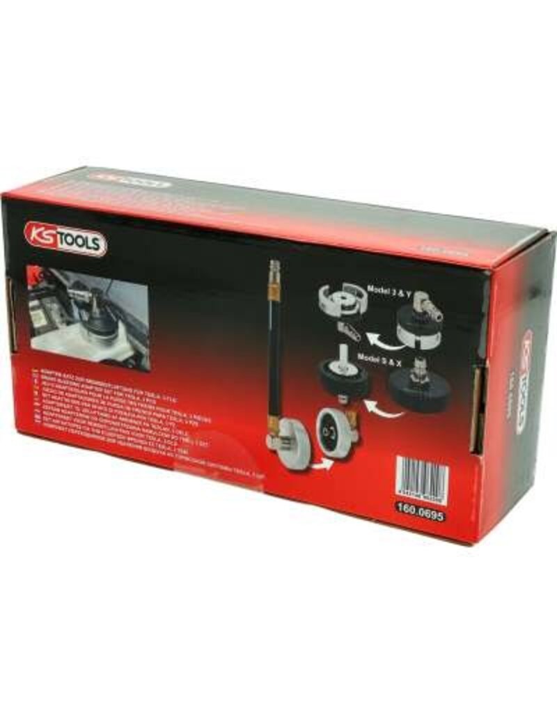 KS TOOLS Adapterset voor remontluchting voor Tesla, 3-dlg - 160.0695