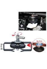 KS TOOLS Universele adapter voor ontluchtingsaansluiting, verstelbaar - 160.0718